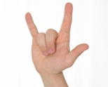 Hand Gesture for I love you