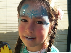 snowflake facepainting